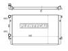 SAT VW0008 Радиатор VOLKSWAGEN GOLF V 03- TOURAN 03-AUDI A3 03-12AUDI TT 06-SKODA SUPERB 08- см.комментарий