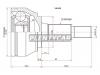 SAT VW220 ШРУС наружний VW TOUAREG 03-10/AUDI Q7 06-15