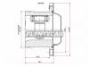 SAT VW703 ШРУС внутренний SKODA FABIA MK2 07-/OCTAVIA 96-10/AUDI TT 98-06/VW GOLF 97-12/POLO 95-08