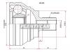 SAT VW820 Шрус наружний SKODA OCTAVIA 04-12SUPERB 08-YETI 10-VW BORA 98-05CADDY 04-10COLF + 05-08PASSAT