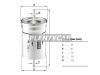 MANN-FILTER WK730/1 Топливный фильтр