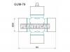GMB GUM79 GMB GUM-79 Крестовина 63.80x25.00 SPACE WAGON 80-