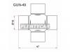 GMB GUN49 GMB GUN-49 Крестовина 47.00x18.00