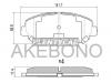 AKEBONO AN-751WK Тормозные колодки дисковые