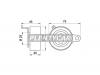 KOYO PU255728CRR Натяжной ролик ремня ГРМ TOYOTA 4-7A-FE 92-