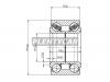 NSK 35BWD16JB5CA Подшипник передней ступицы Nissan March, Micra, Cube 90-02