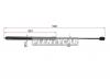 LESJÖFORS 8056827 Пружина газовая GL-CLASS RIGHT SIDE 9/06-