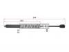 LESJÖFORS 8056835 Упор газовый капота/багажника