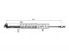 LESJÖFORS 8192579 Пружина газовая LX470 LEFT 8/02-8/07 / LAND CRUISER LEFT 1/98-8/07