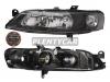 DEPO 4421121LLDEM2 фара л. электр. черная/ Opel Vectra all 99-01
