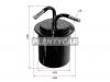 MICRO FT34 Фильтр топливный MFT89