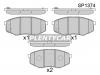 SANGSIN SP1374 Тормозные колодки дисковые SP1374