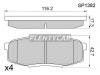 SANGSIN SP1382 Колодки тормозные задние SP1382