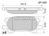 SANGSIN SP1385 Колодки тормозные задние SP1385