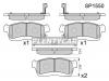 SANGSIN SP1550 Колодки тормозные передние