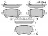 SANGSIN SP1564 Колодки тормозные NISSAN MICRA 03&gt;/RENAULT CLIO 05&gt;передние