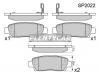 SANGSIN SP2022 Тормозные колодки дисковые SP2022