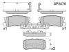 SANGSIN SP2076 Тормозные колодки дисковые SP2076