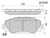 SANGSIN SP2093 Колодки торм. TOYOTA AURIS 06]/COROLLA 02]/RAV 4 06] передн. к-т