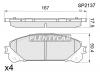 SANGSIN SP2137 Колодки тормозные передние