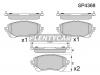 SANGSIN SP4368 Колодки передние TOYOTA COROLLA 2019- SP4368