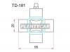 TOYO TD-181 Крестовина карданного вала DAIHATSU HIJET NEWLINE L35 L37 L50 S35 61-75