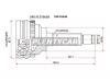 SAT DW03A40 Шрус DAEWOO Matiz 0.8 95-