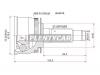 SAT KI017A Шрус Kia Cerato 1.6 MT, 04-09