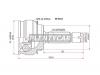 SAT MI035A ШРУС MMC Lancer Cedia 4G93 CS5 CVT, 00-