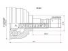 SAT NI043 ШРУС NISSAN Terrano/Regulus R50/Elgrand E50 QD32/VG33/ZD30/VQ35 89-03