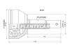 SAT NI047 Шрус NS Pathfinder R51 YD25DD/VQ40DE 4WD MT, 05-