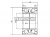 SAT ST9004363369 Подшипник FR ступицы TOYOTA RUSH/LITE/TOWNACE 06- (с ABS)