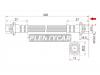 SAT ST9094702780 Шланг тормозной RR TOYOTA RAV4 94-00 LH=RH