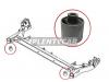 SAT STD20128460B Сайлентблок в заднюю балку MAZDA DEMIO 96-