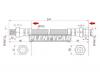 SAT STMB857531 Шланг тормозной FR MMC DELICA TRUCK/L200 94-99/PAJERO/MONTERO 90-96 LH=RH L=245