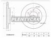 SAT STMR407116 Диск тормозной передний MMC Pajero III/Sport V6#/7#, K9# 99-, Pajero IV V8#/9# 06-
