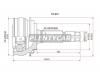 SAT TO091 Шрус TY Vitz/Ractis 1NZ/2NZ-FE, NSP9#/NSP100, 05-
