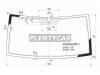 AGC 4593AGN1C Стекло лобовое UAZ PATRIOT 15-