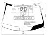AGC 5179AGACIMW4V Стекло лобовое (Две камеры/ Датчик дождя/ Молдинг) Mazda CX-5 11-17