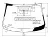 AGC 5181AGAVW Стекло лобовое (Молдинг) Mazda 3 13-19 / Axela 13-19