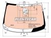 AGC 6084AGACHMVZ1C Стекло лобовое (Обогрев полный/ Одна камера/ Датчик дождя/ Молдинг) Nissan Qashqai 13-19
