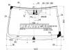 AGC 8372AGNHMVW1B Стекло лобовое (Обогрев щеток/ Датчик дождя/ Молдинг) Toyota RAV4 (XA30) 05-13