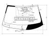 AGC 83G5AGSCHMVZ Стекло лобовое с обогревом щеток + дд +камера TOYOTA HIGHLANDER 14-16
