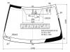 AGC 8403AGAGNMVW1B Стекло лобовое (Датчик дождя/ Молдинг) Toyota Camry (XV50) 11-21 / Camry UAE/USA 11-17