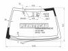 AGC 8428AGABLHMZ1E Стекло лобовое (Обогрев щеток/ Датчик дождя/ Молдинг) Toyota Camry (XV70) 17- / Camry UAE/USA 17-20