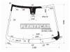 XYG 206LFW/X Стекло лобовое в клей PEUGEOT 206 3/4/5D 98- (с дд, VIN)
