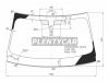 XYG 2492AGAMVZLFWX Стекло лобовое (Датчик дождя/ Молдинг) BMW X5 18- / X7 18-