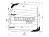 XYG 2724BGNVR RW/RH/H/X Стекло заднее (распашной двери) правое с обогревом CITROEN BERLINGO/PEUGEOT PARTNER 96-08
