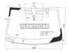 XYG 2756AGNMVZLFWX Стекло лобовое (Датчик дождя/ Молдинг) Citroen Jumpy 16- / Spacetourer 16- / Opel Zafira Life 19- /