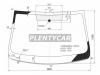 XYG 2756AGNVZLFWX Стекло лобовое (Молдинг) Citroen Jumpy 16- / Spacetourer 16- / Opel Zafira Life 19- / Peugeot Expert